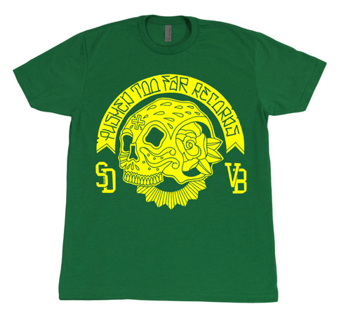 Ptfrecordsskullshirtmockupgreen_large