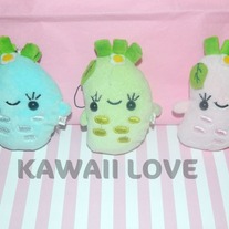 Kawaii Wasabi-Chan Plush Cell Charm