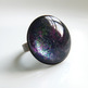 Glitter Cocktail Ring - pink green navy - Thumbnail 1