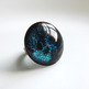 Glitter Cocktail Ring - blue black cracked - Thumbnail 1