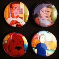 King of the Hill pin set