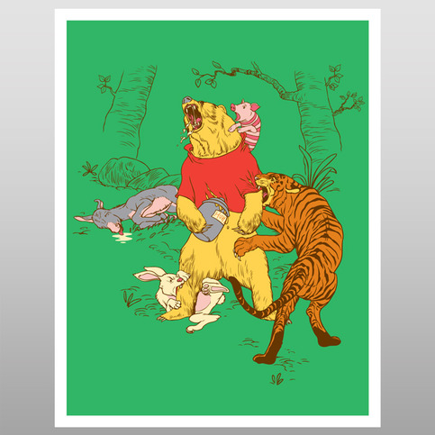 A Very Naughty Bear (print)