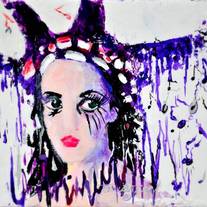 *SOLD* "My Heartbeat, My Song" Painting by Jody Batson