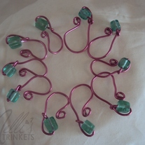 Pink and Aqua!