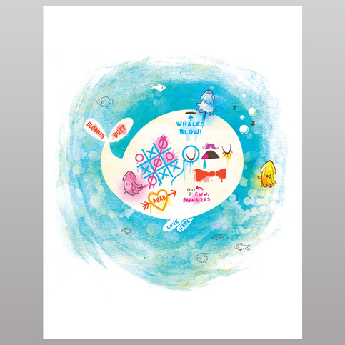 Squidfitti (print)