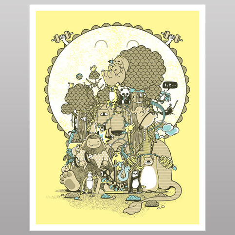 King Of The Jungle Gym (print)