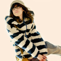 Abrigo Rayas / Striped Coat DW497