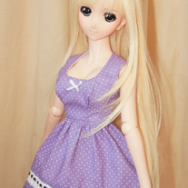 Purple Polkadot Dress