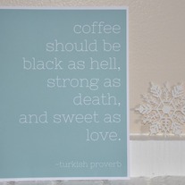 coffee should be...