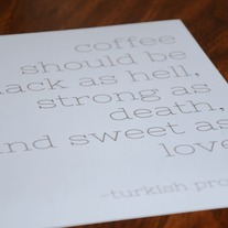 coffee should be...