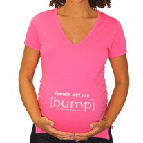 Hands Off Maternity Tee