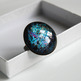 Glitter Cocktail Ring - blue pink green - Thumbnail 3