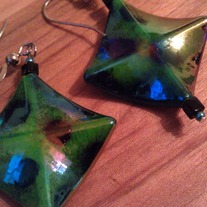 Polka dot Kite Earrings