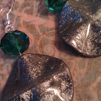 Green Wave Earrings