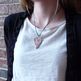 A BEAUTIFUL HEART _ silk cord necklace - Thumbnail 2