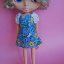 Walk the Dog Dress for Neo Blythe Doll