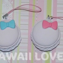 Kawaii Hello Kitty Macaroon Squishy Charm