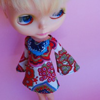 Foxy Lady Modbelle Dress for Neo Blythe