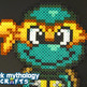 Michelangelo Teenage Mutant Ninja Turtles Chibishou Perler Bead Sprite - Thumbnail 2