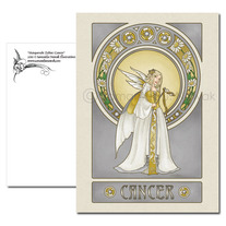 Masquerade Zodiac: Cancer - 5"x7" Postcard