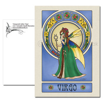 Masquerade Zodiac: Virgo - 5"x7" Postcard