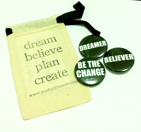 Pushy Dreamer Buttons