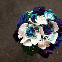 Laura Felt Flower Posie Bouquet