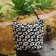 Zippered Hobo - Flower Power in B&W  - Thumbnail 3