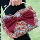 Kiss Lock Clutch - Wine Persian Pickle - Thumbnail 3