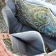 Moss Green Paisley Casual Tote - Thumbnail 2