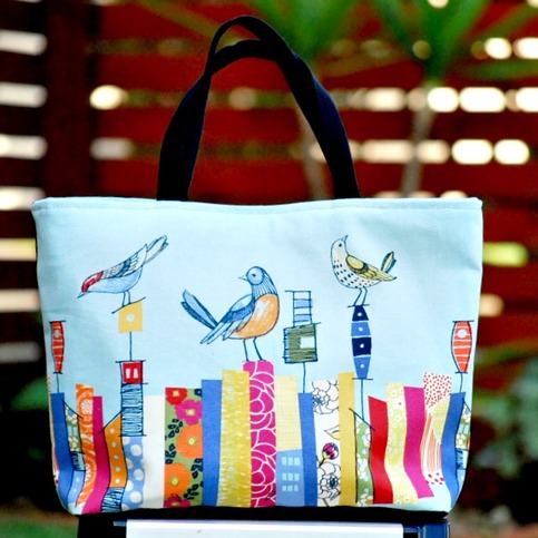 Birdie Tote with Tablet Pocket