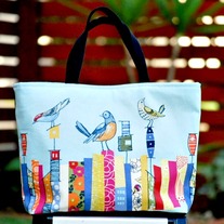 Birdie Tote with Tablet Pocket