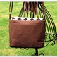 Small Messenger Bag in Brown - Large Dots - Thumbnail 2