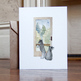 Illustrated Canine Note Cards - Miniature Schnauzers - Set of 5 Blank Cards - Thumbnail 1