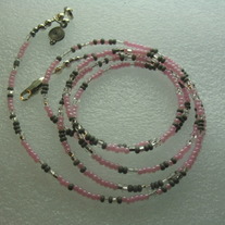 Pink & Grey Waistbeads