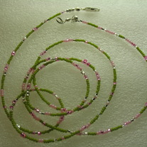 Pink & Green Waistbeads.