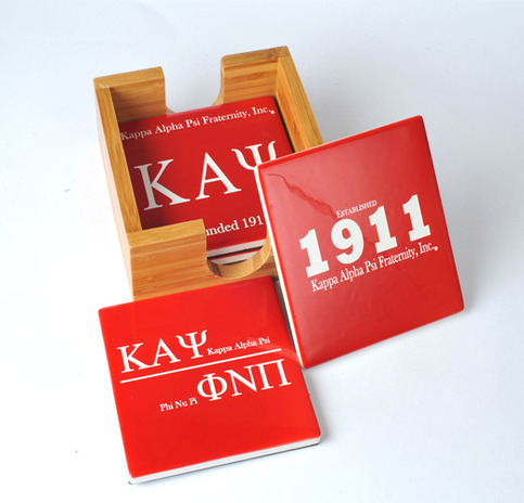 Kappa Alpha Psi Ceramic Coaster Set