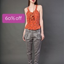 Whitney Blouse-Mini Tulips
