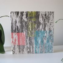 "Wood Grain Fantastic" 8x8 Canvas