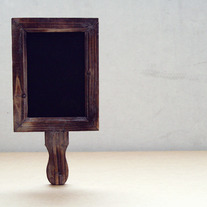 Rustic Wood Chalkboard