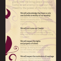 Evangelical Family Creed