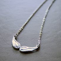 "Wings of Love" Silver Necklace