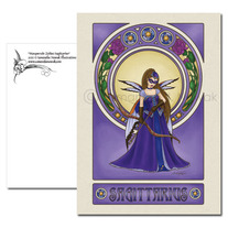 Masquerade Zodiac: Sagittarius - 5"x7" Postcard