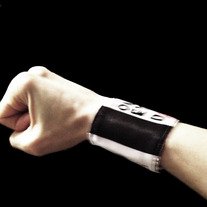 Rocker Bracelet (Striped or Sparkle Black)