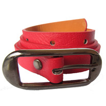 BUCKLE UP BELT (red)