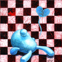 "Face Down" Print by Heather Hansma