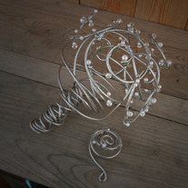 Metal Wedding Bouquet & Bout.