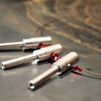 Spikes & Red Crystals Necklace