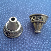 Gold Color Jewelry End Caps