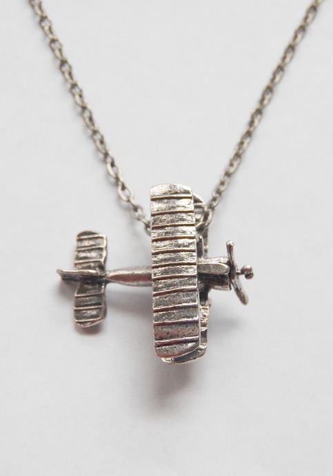 Airplane necklace